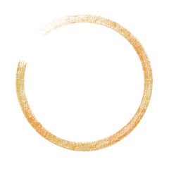 Aesthetic golden circle frame