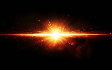 a colorful explosion of light