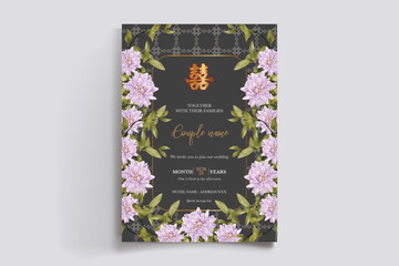 floral bridal shower invitation templates