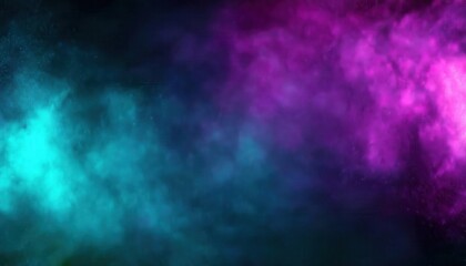 Obraz premium Vibrant Purple and Teal Smoke Abstract Background for Creative Projects, Digital Art, Websites, Event Flyers, or Modern Graphic Design. Atmospheric Blend for Versatile Visual Applications