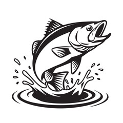 fish vector silhouette