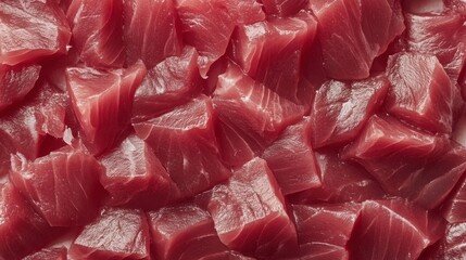 Fresh Tuna Sashimi Platter with Delicate Fish Slices