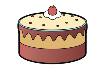 cake vector,  icon vector illustration, cake silhouette of a cake isolated on a white background, eps, png, svg,  vector,