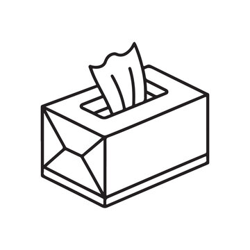 recommend clip art: Tissue box. Icon for design