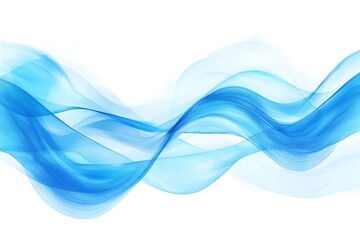 Abstract watercolor wave background in blue tones for a calming effect