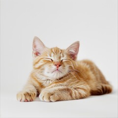 Fototapeta premium Adorable Orange Tabby Kitten