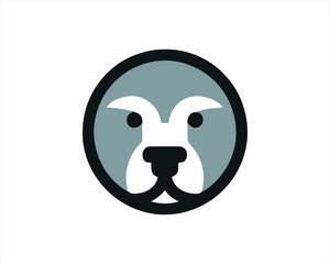 funny face with a skull vector illustration. 