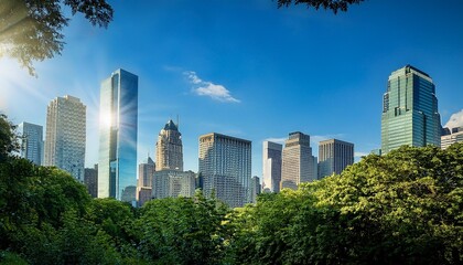 Fototapeta premium downtown city