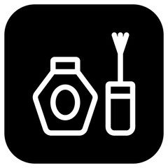 Editable nail polish vector icon. Cosmetics, makeup, skincare, beauty. Part of a big icon set family. Perfect for web and app interfaces, presentations, infographics, etc