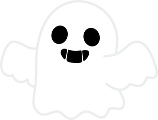 cute halloween ghost doodle