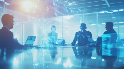 Innovative Collaboration in Bright Office Environment