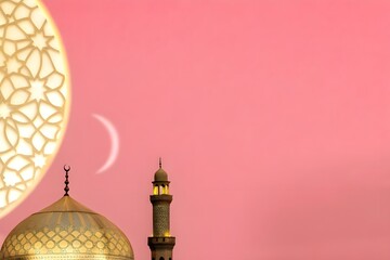 Islamic Background greeting card Ramadan kareem Eid Muslic Islam lantern decoration Arabic background Wallpaper