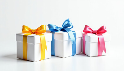 Obraz premium Three Beautifully Wrapped Gifts