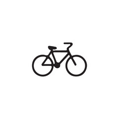 Fototapeta premium bicycle isolated on white background