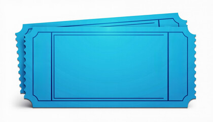 Elegant Blue Tickets Design Template