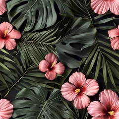 Rideaux Imprimé botanique patrons Vibrant tropical floral pattern  seamless botanical design for bold and lively decor  © anwel