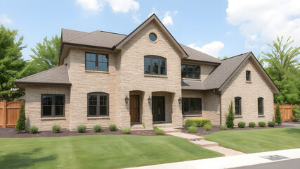 Masonry. Very strong and energy efficient home layout