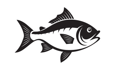 fish vector silhouette