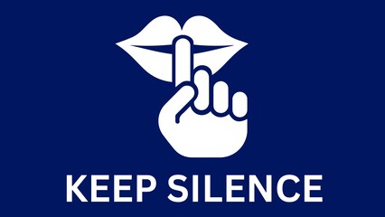 Keep Silence Sign Essential Noise Control Sign for Clinics