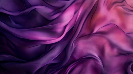 Obraz premium Abstract fabric texture with flowing purple and pink hues.
