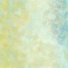 Soft ethereal watercolor painting art with subtle blue and yellow hues.