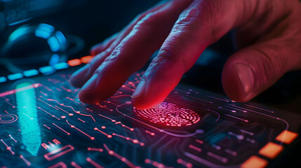 computer mouse in hand