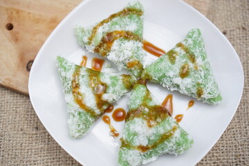 Lopis is indoensian traditional snack