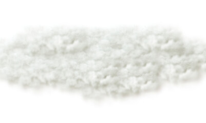 Realistic clouds on transparent background.