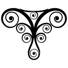 black and white ornament design  © fahim