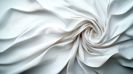 Obraz premium Elegant White Fabric Pattern