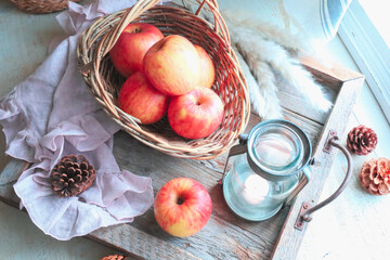 りんごとキャンドルライト