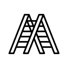 Ladder icon vector image. Suitable for mobile apps, web apps and print media.