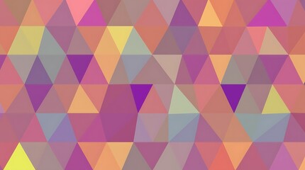Abstract Geometric Triangle Pattern: Pastel Hues 