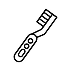 Electric Toothbrush Vector Icon