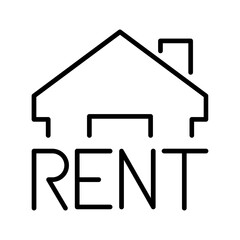 Rental Service Vector Icon