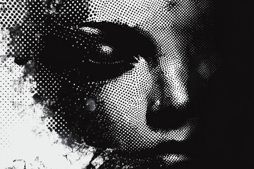 Abstract Halftone Dotted Background Grunge Texture Vector Illustration for Retro Design and Artistic Textured Patterns






