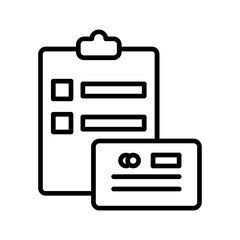 Credit Report Vector Icon