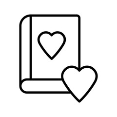 Love journal Vector Icon