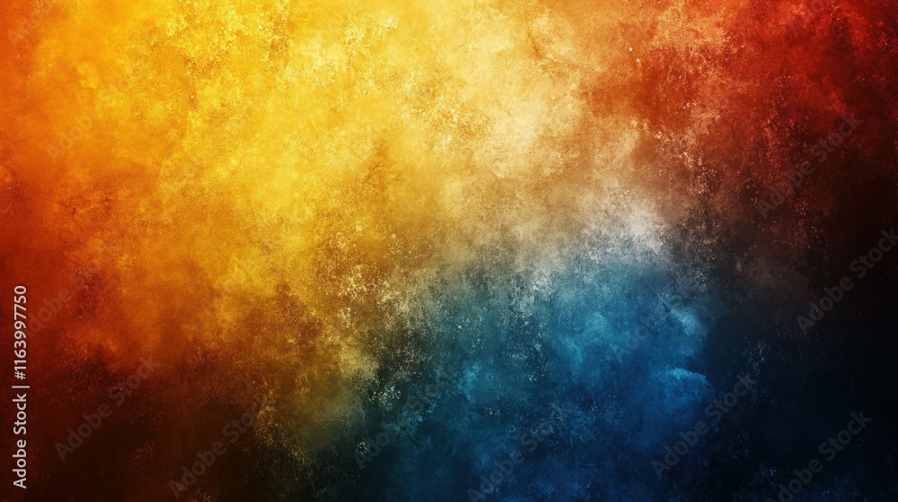 Aufkleber abstract gradient of warm and cool colors blending seamlessly.