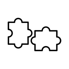 Jigsaw puzzle Vector Icon