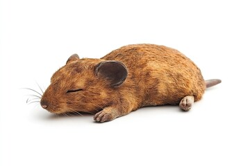 Fototapeta premium Mouse isolated on white background 
