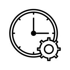 Time Management Vector Icon