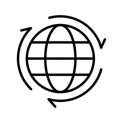 Worldwide Vector Icon