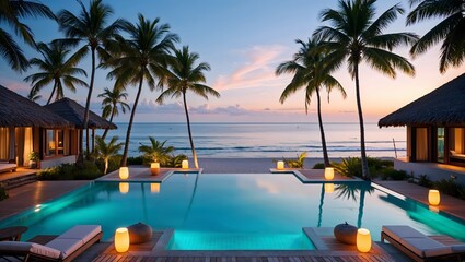 Tropical Evening Oasis