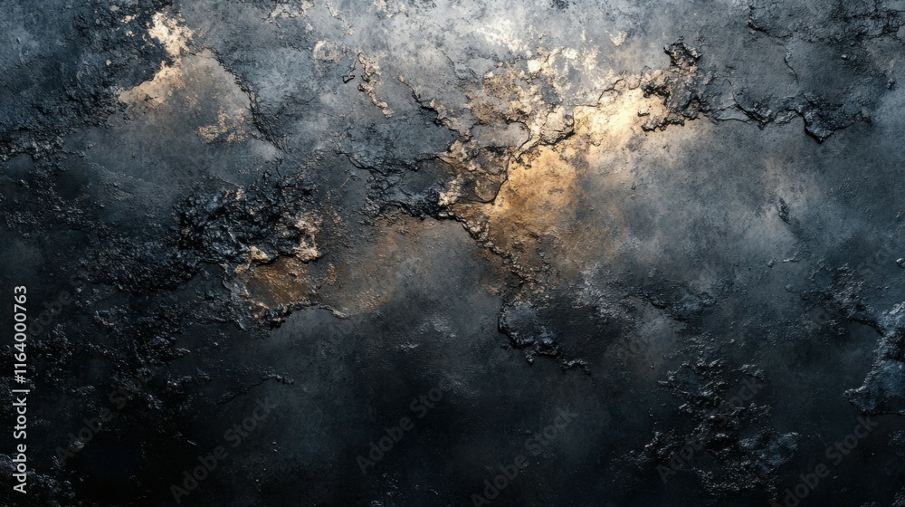 Fototapete dark textured background with hints of light, creating a dramatic atmosphere.