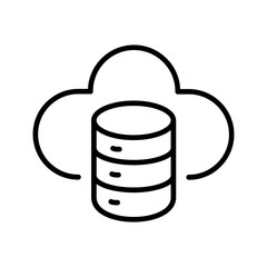Cloud Storage Vector Icon