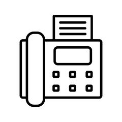 Fax Vector Icon
