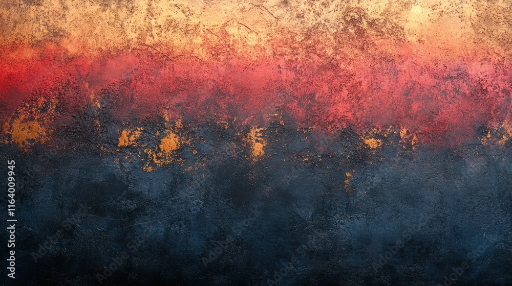 Poster a textured gradient background featuring warm and cool tones, ideal for digital design.