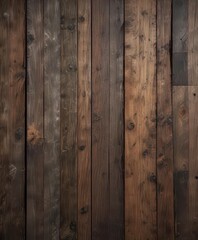 Naklejka premium Distressed wood planks with rough grunge texture, aged, earthy, texture