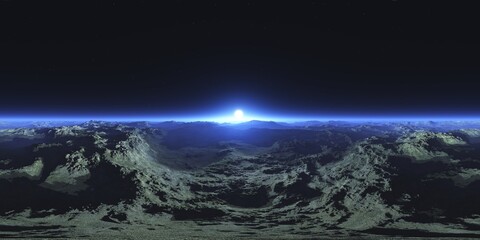 HDRI, environment map , Round panorama, spherical panorama, equidistant projection, land under heaven
3d rendering